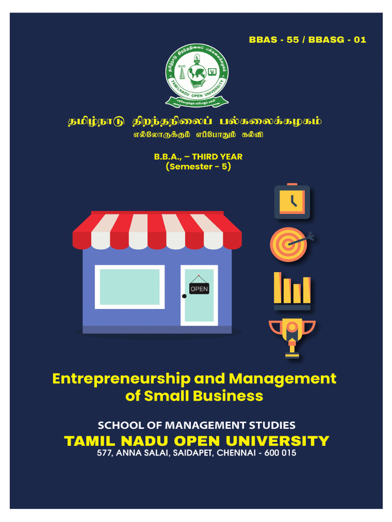 Entrepreneurship & Small Business Management | PDF | Entrepreneurship ...