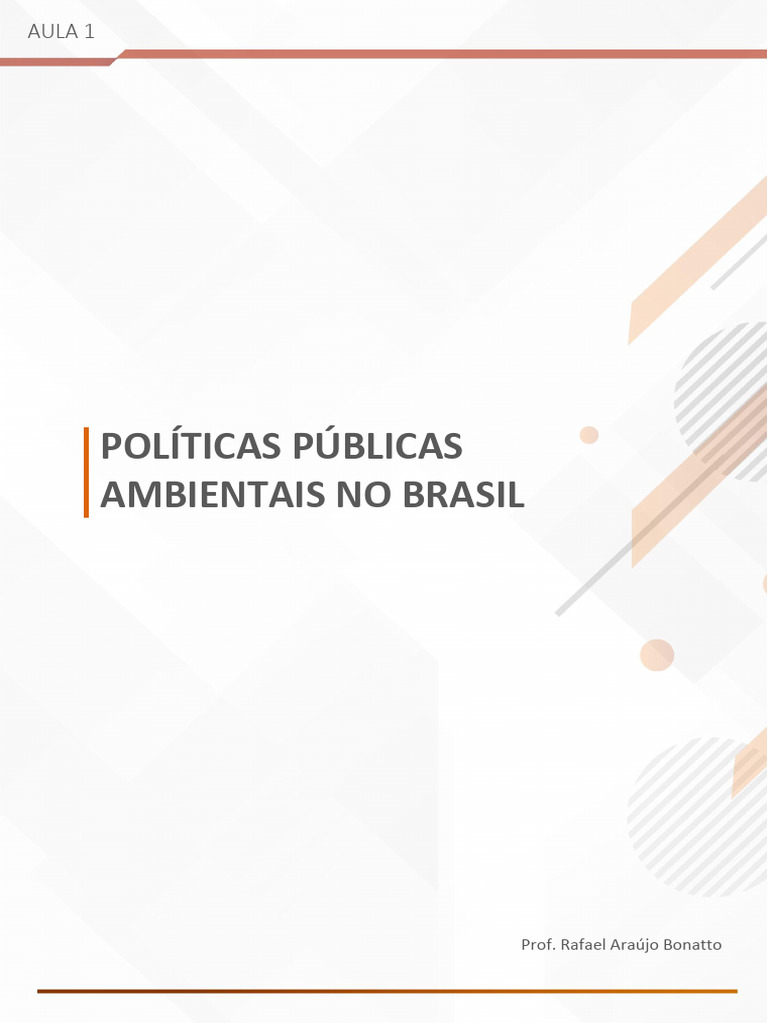 Políticas Públicas Ambientais no Brasil | PDF | Ambiente natural