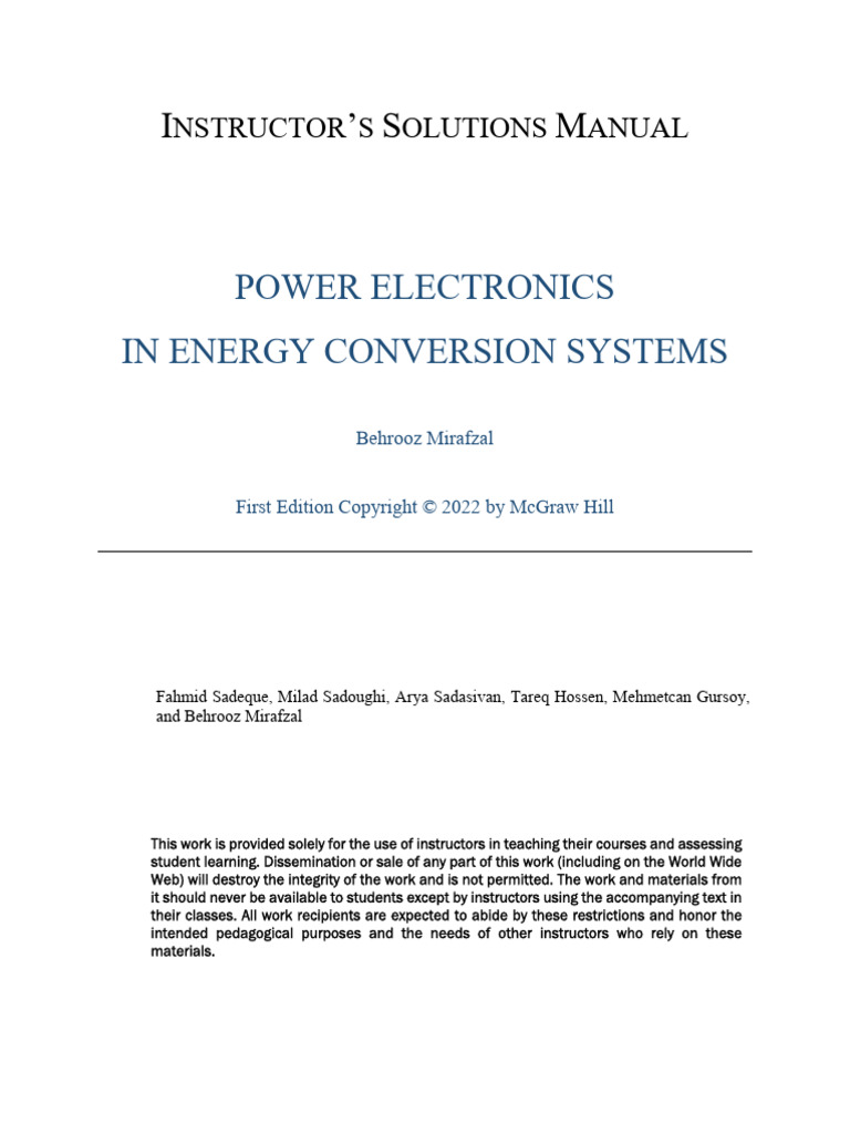 Book Solutions Manual | PDF | Laplace Transform | Capacitor