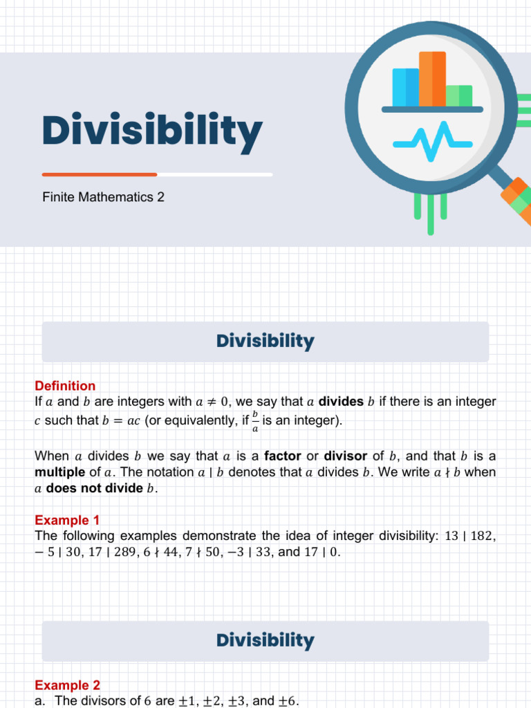 Understanding Divisibility in Mathematics | PDF | Mathematics ...