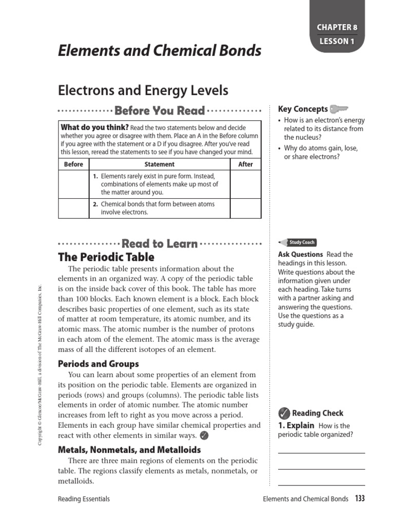 G8 Science Chap11 L1 Lesson | PDF | Atoms | Atomic Nucleus
