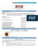 Material Safety Data Sheet Chloroform: Section 1 Chemical Product and Company Identification