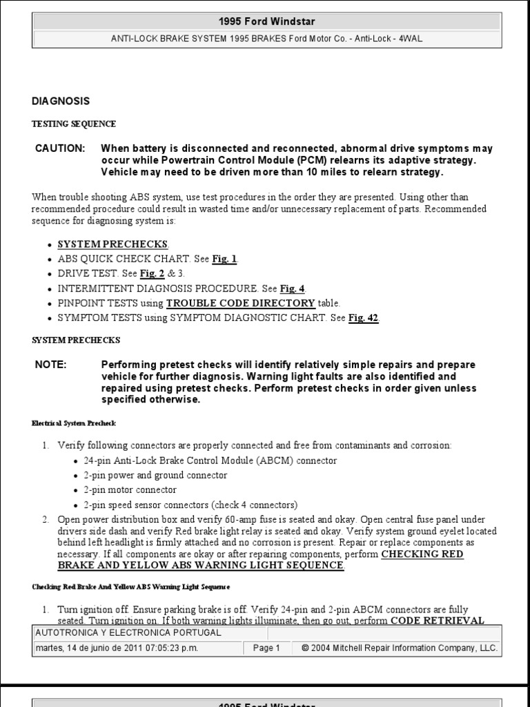 2003 WINDSTAR ABS RELAY LOCATION PDF intelligence overview