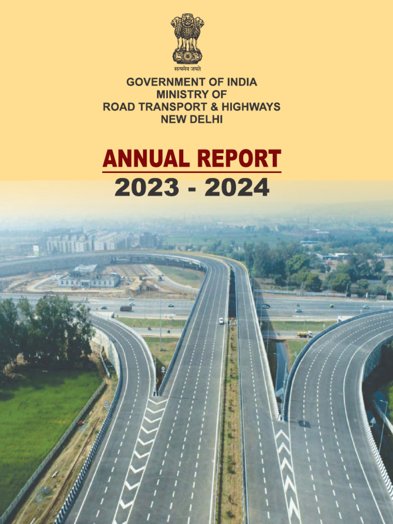 India Road Transport Annual Report 2023 | PDF | Transport ...