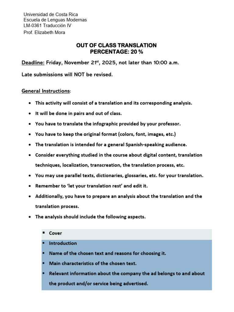 Translation Project Guidelines UCR | PDF | Translations