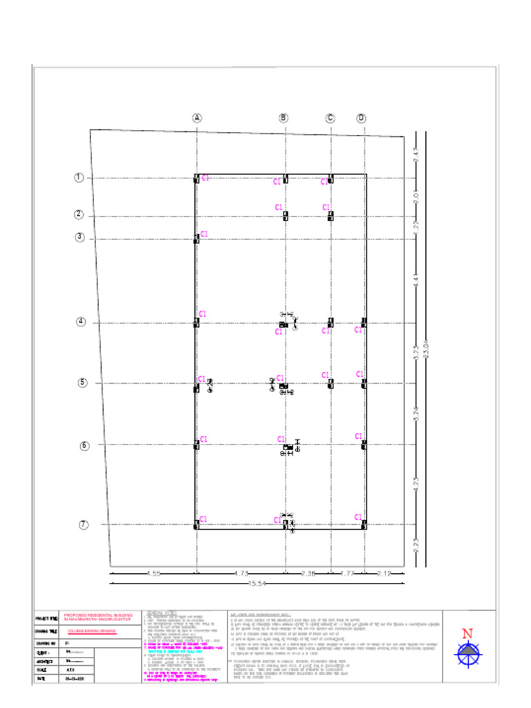 Proposed Residential Building Plans | PDF