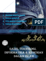 Sains, Teknologi, Informatika & Kesenian Dalam Islam