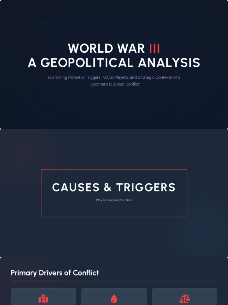 World War III - Geopolitical Analysis | PDF