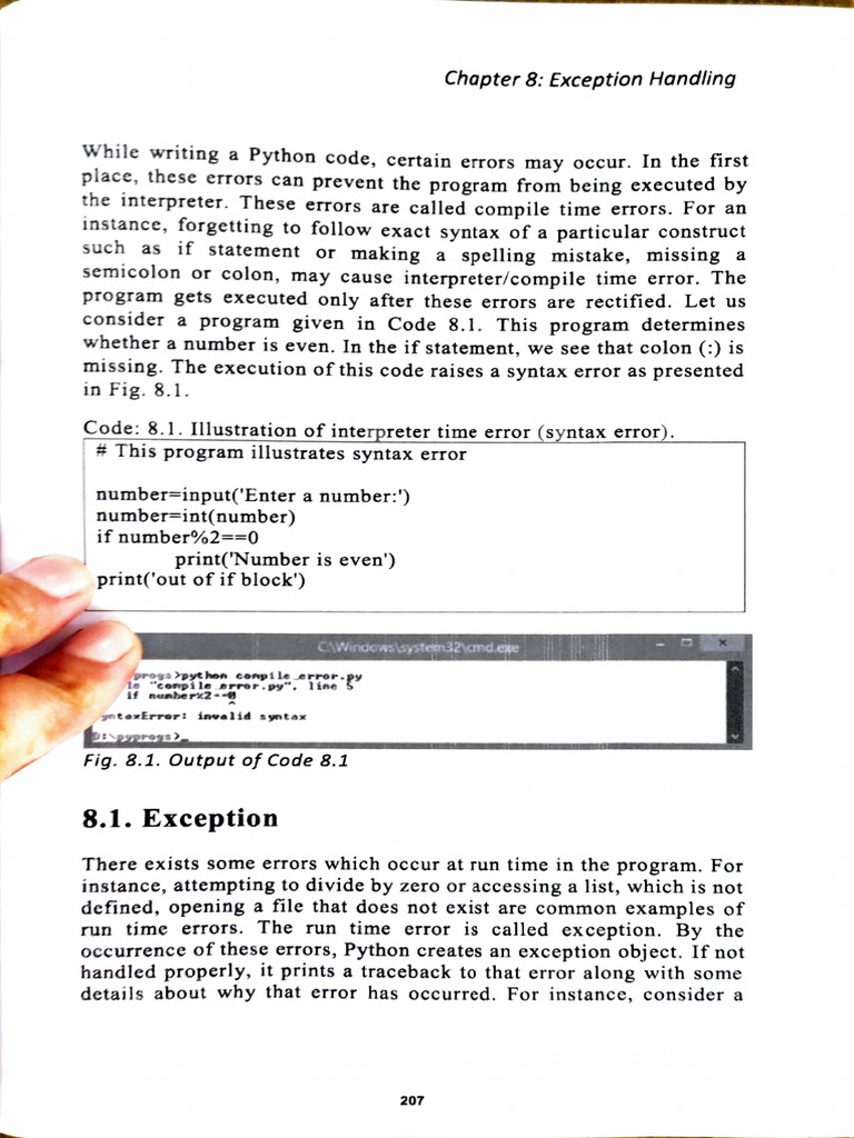 Python Compile and Runtime Errors Guide | PDF | Computer Program ...