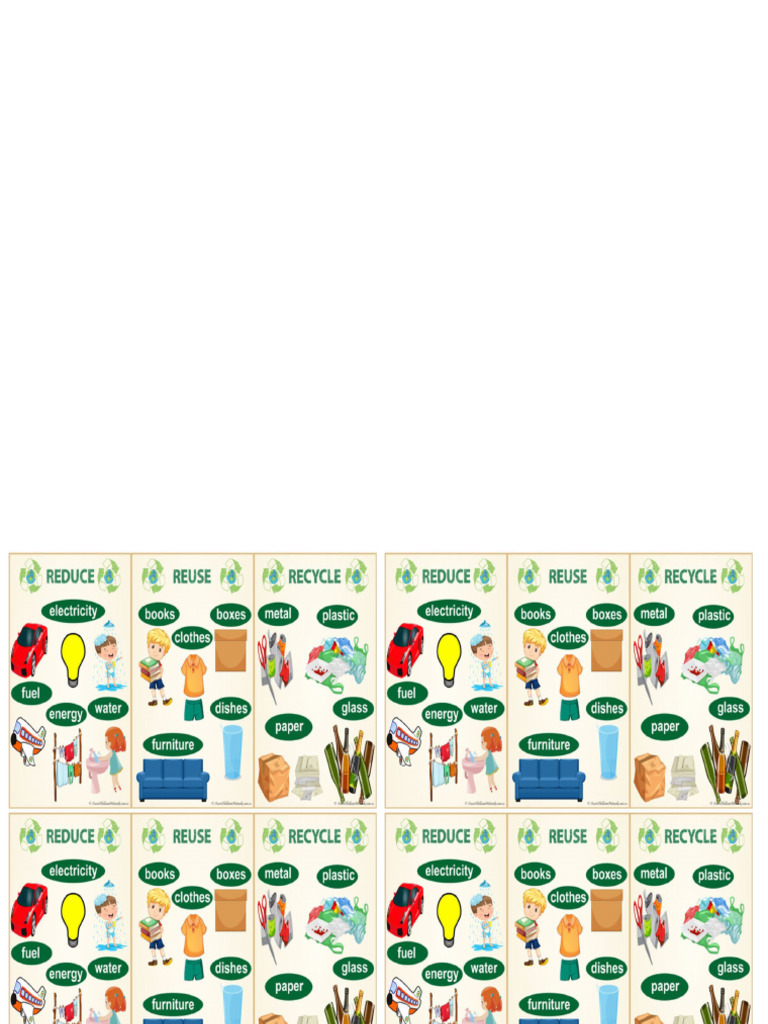 Reduce, Reuse, Recycle | PDF