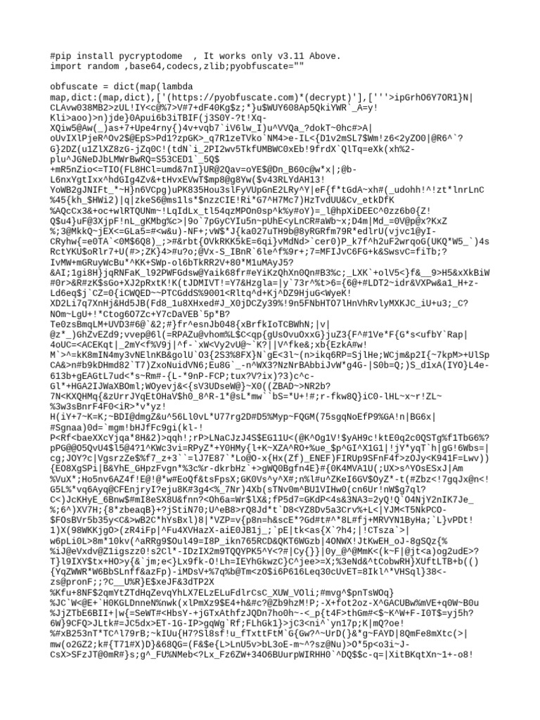 Installation de pycryptodome v3.11+ | PDF | Notation | Code (information)