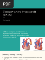 CABG x4 Procedure Overview and Details | PDF | Coronary Artery Bypass ...