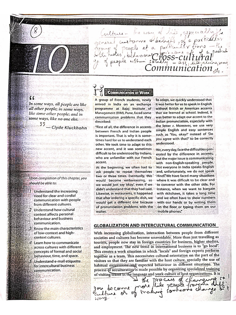 Cross Cultural Communication | PDF