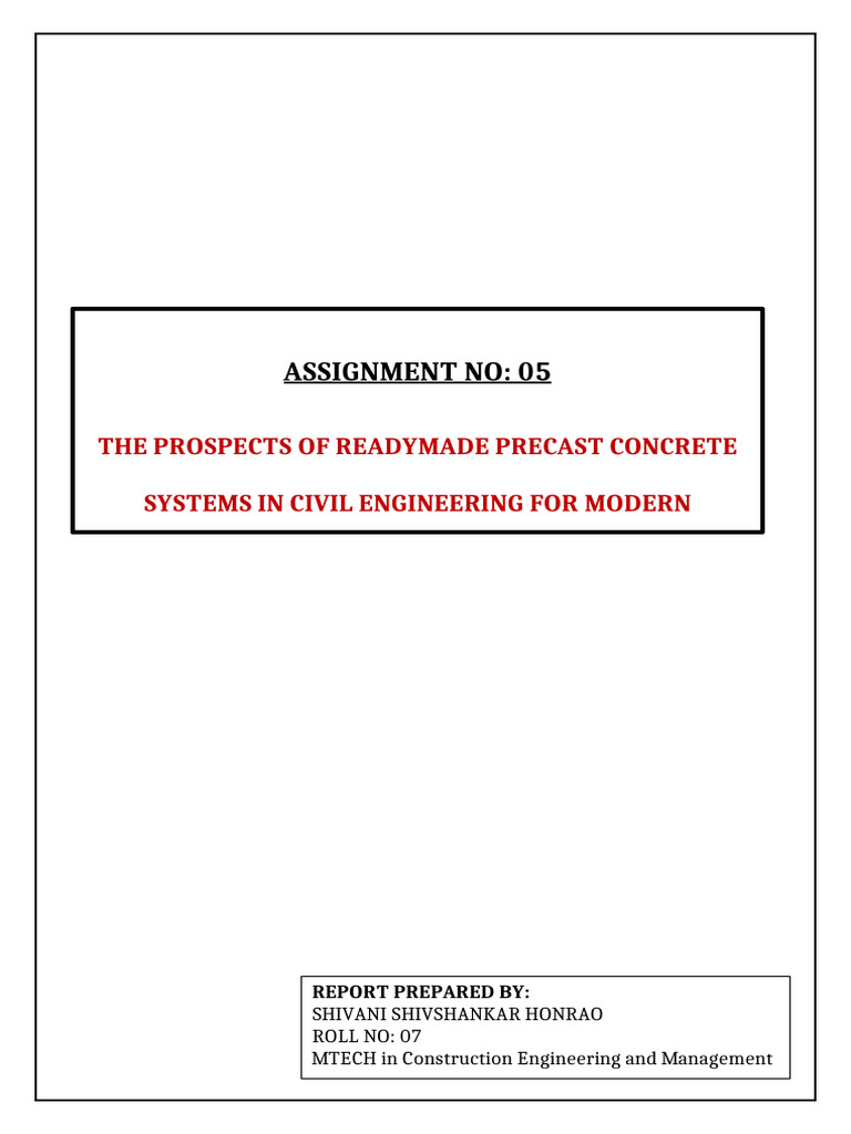 Precast Concrete Systems in Modern Construction | PDF | Precast ...