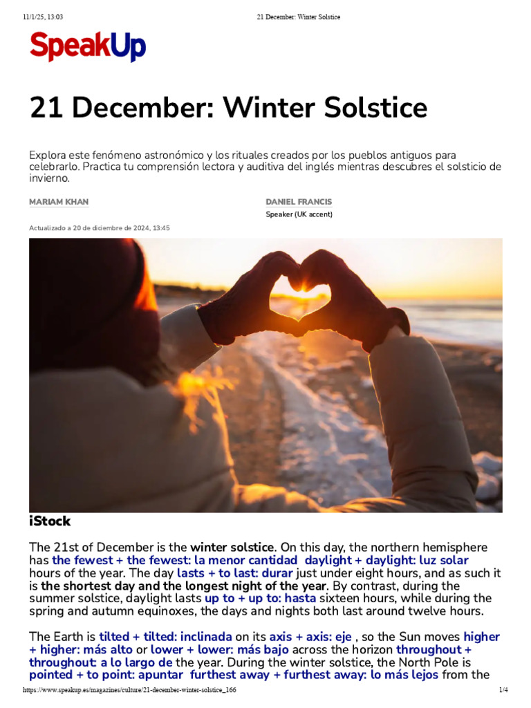 Winter Solstice: Traditions & Rituals | PDF | December Observances ...