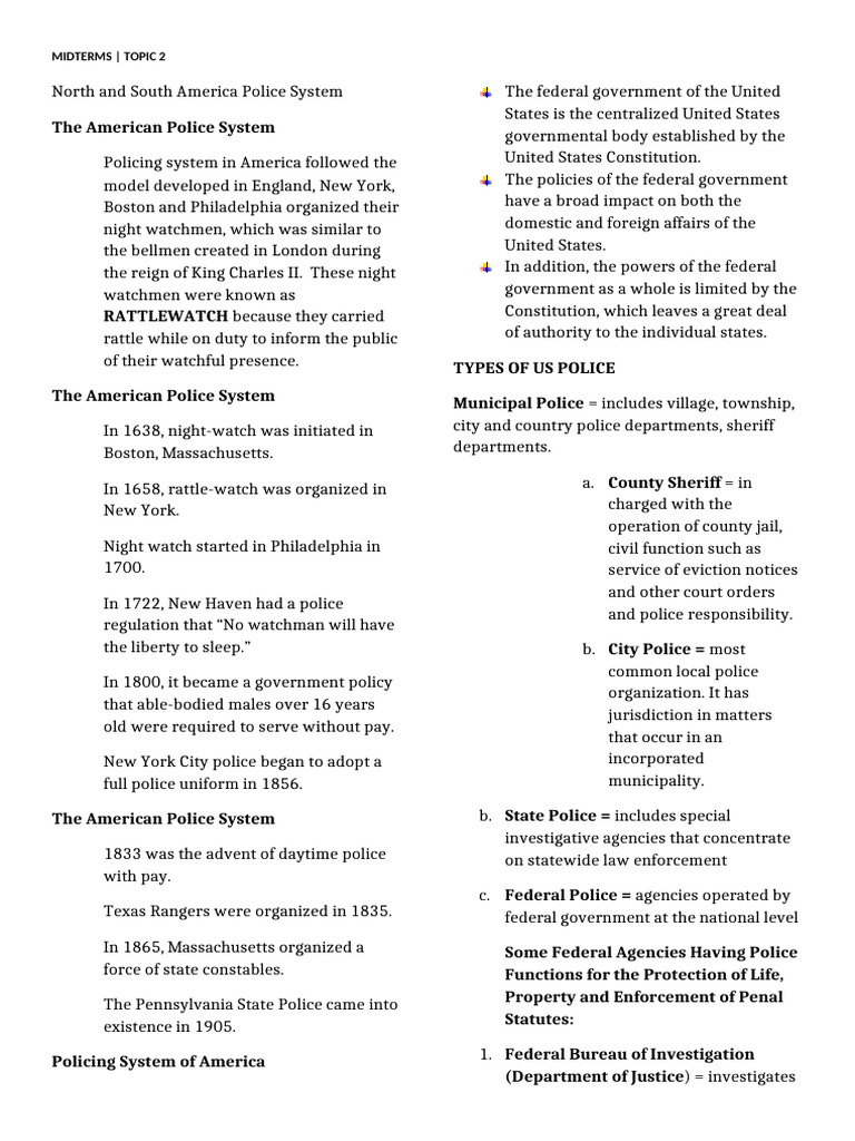 Overview of North American Police Systems | PDF | Royal Canadian ...