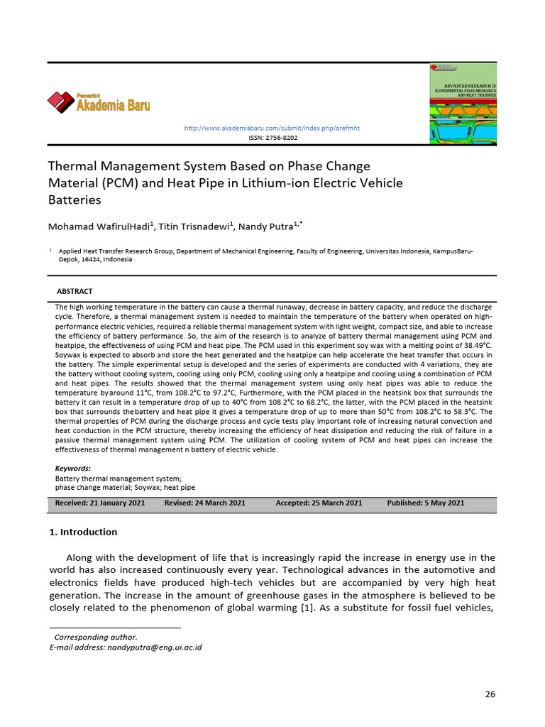 5.thermal Management System Based On Phase Change Material (PCM) and ...