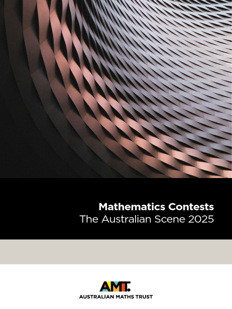 Australian Mathematics Contests 2025 | PDF | Rectangle | Area