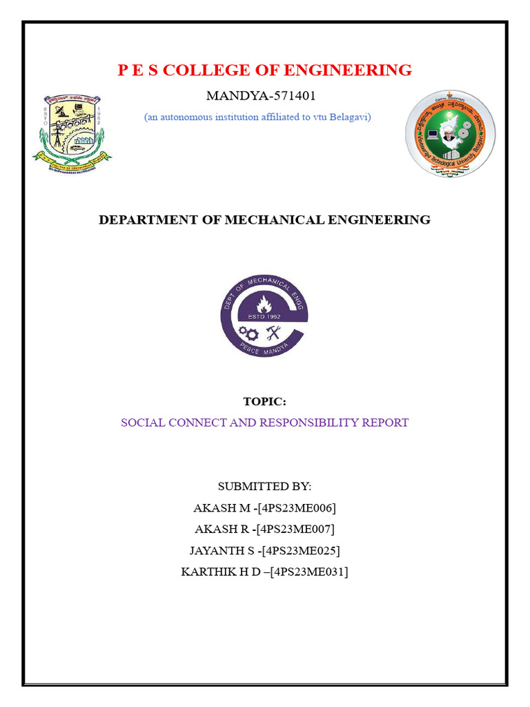 Social Connect & Responsibility Report | PDF | Water Conservation ...