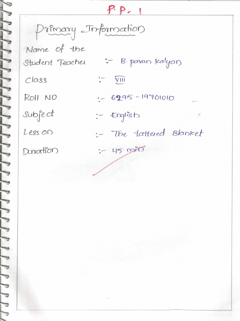 English Lesson Plans 1-20 | PDF