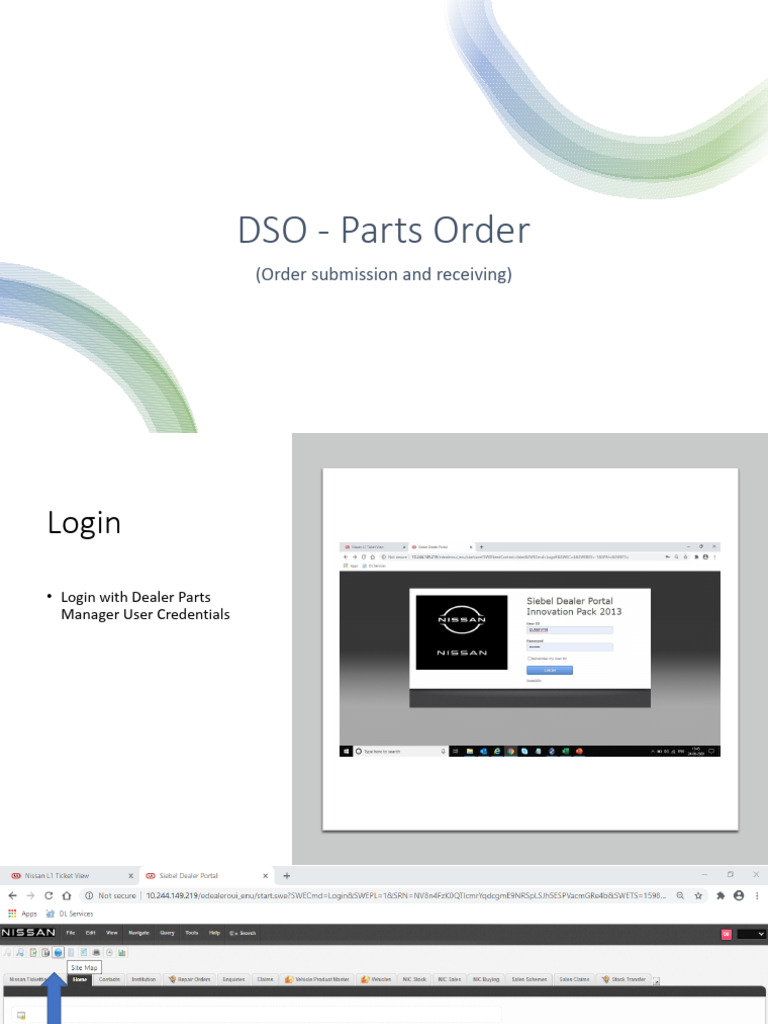 DSO Parts Order Submission Guide | PDF | Software | Computing