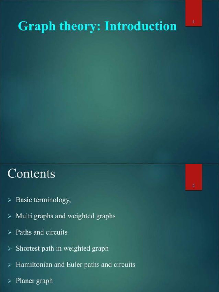 Introduction To Graph Theory | PDF