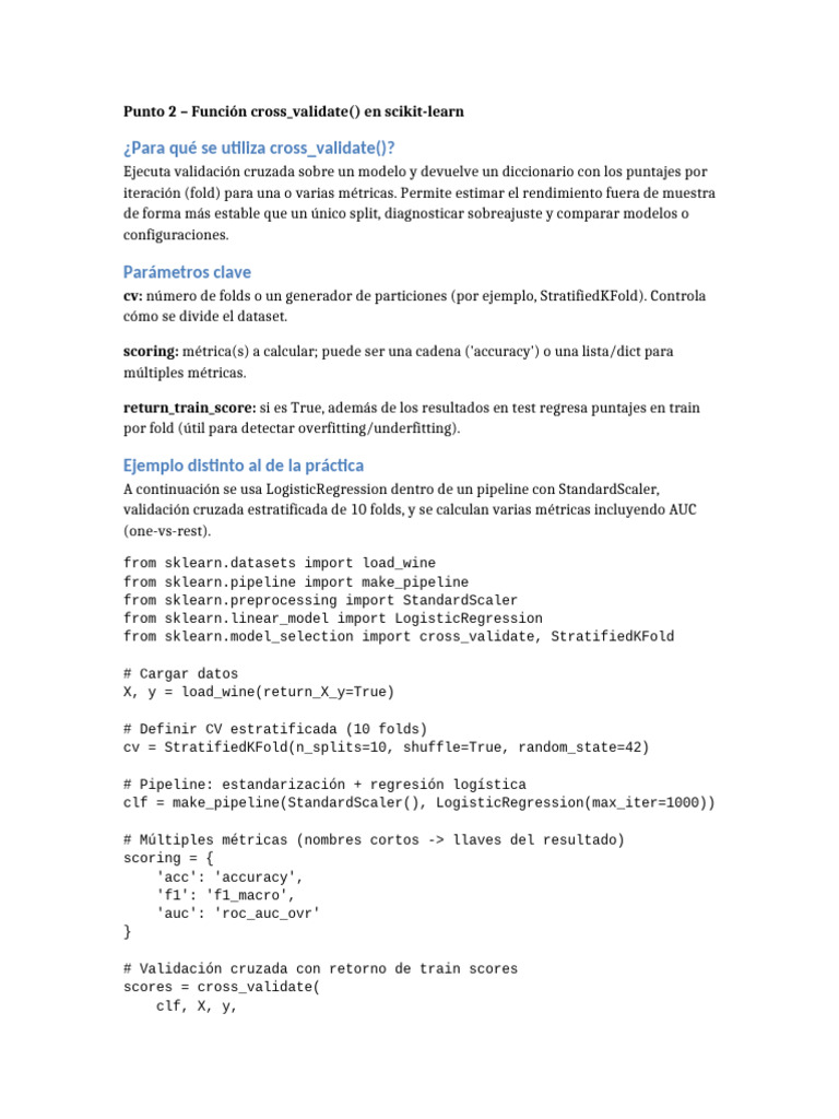 p2 Cross Validate | PDF