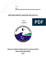 Download Metode Survei Akustik by Muhammad Ansar SN97888167 doc pdf