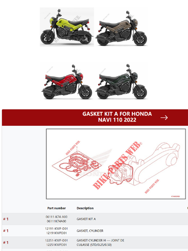 Honda NV 110 | PDF