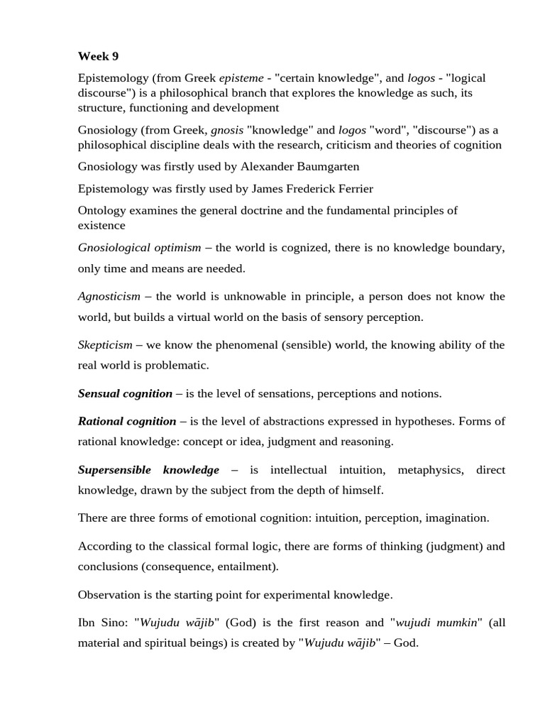 Key Concepts in Epistemology and Society | PDF | Knowledge | Epistemology
