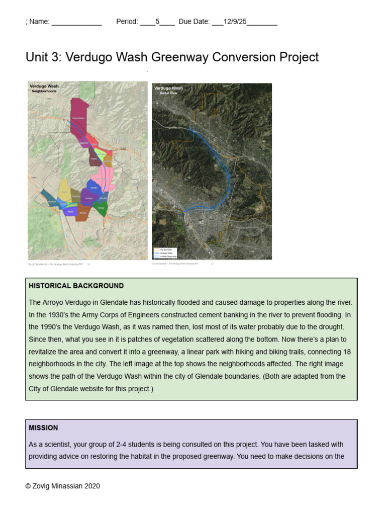 2025 Verdugo Wash Project (W - Video Recording) | PDF | Ecosystem ...