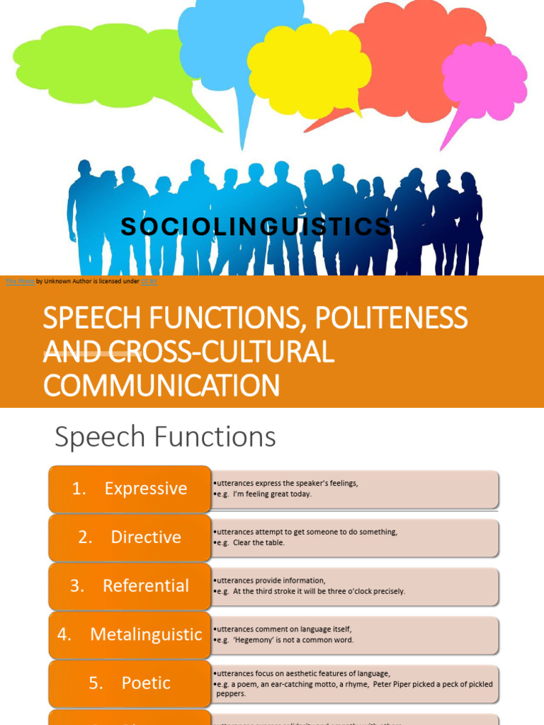 Speech Functions and Politeness in Communication | PDF | Human ...