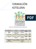 Info Hotelera Encuentro de Juventudes
