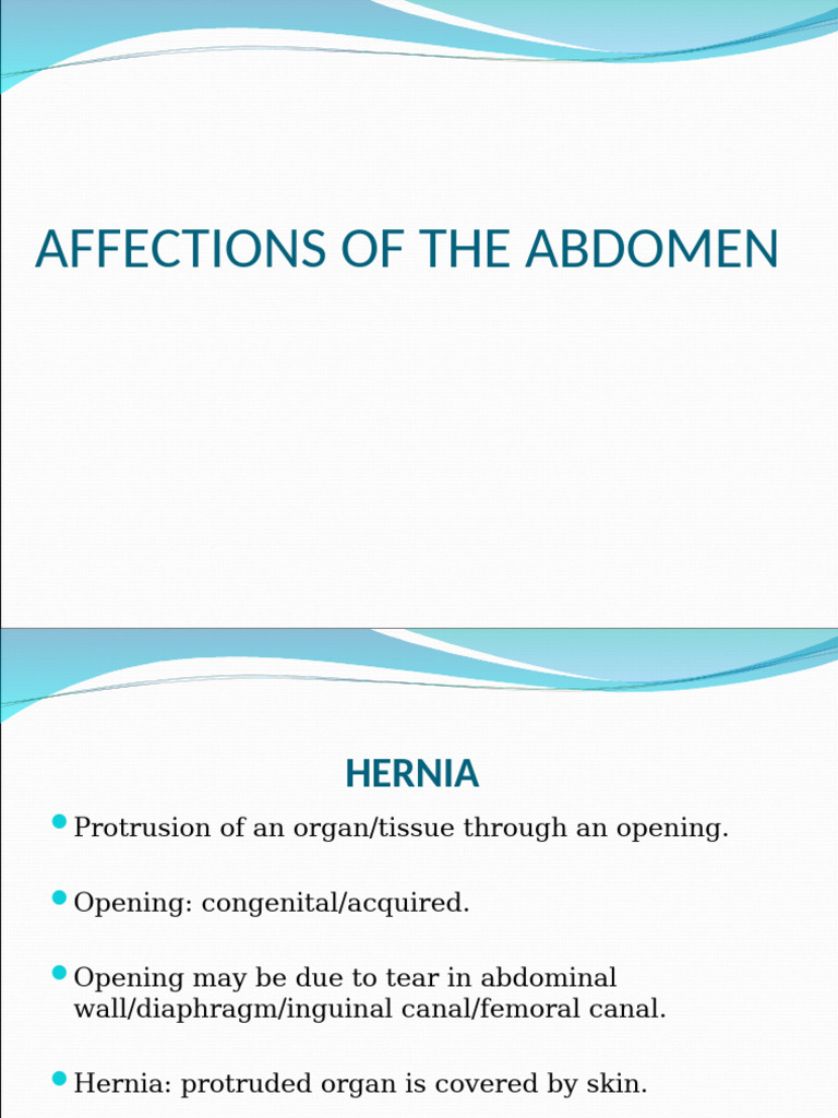 Understanding Abdominal Hernias and Treatments | PDF | Abdomen | Stomach