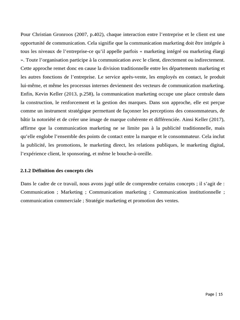 Importance de la communication marketing | PDF | Commercialisation | Marque