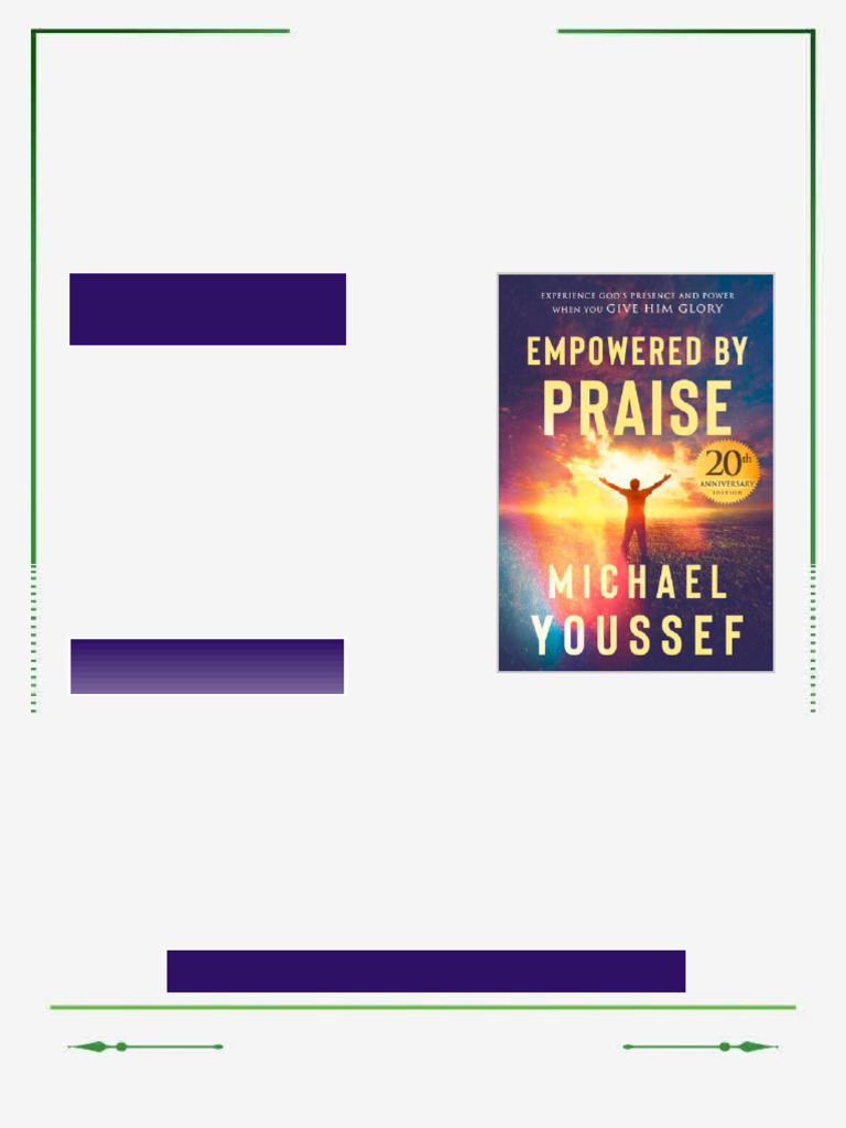 Empowered by Praise: 20th Anniversary Edition Michael Youssef eBook 2026  premium version | PDF | New International Version