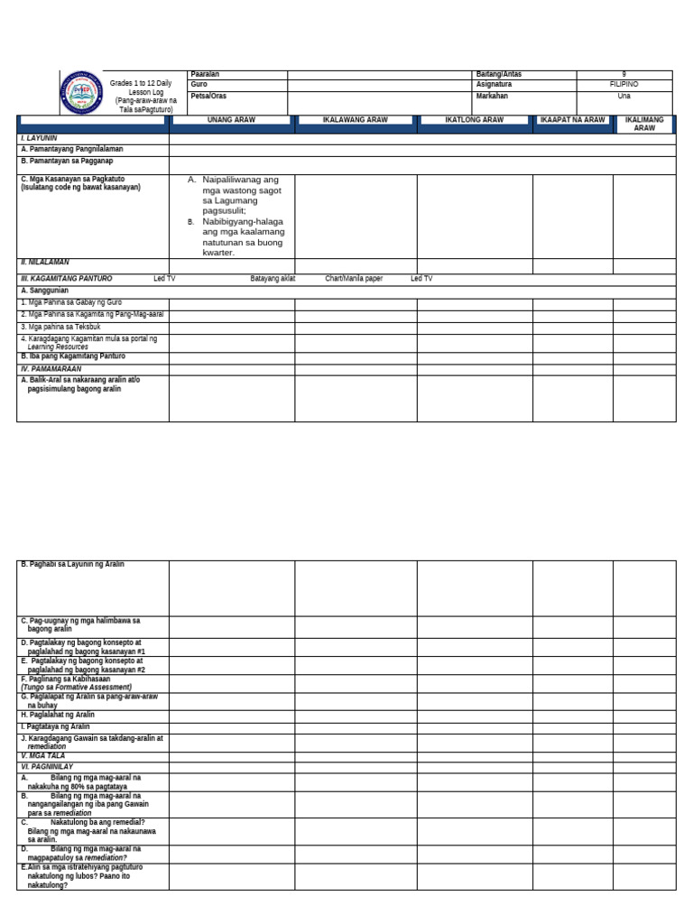 Dll-Exam - Aug.18 - 22 | PDF
