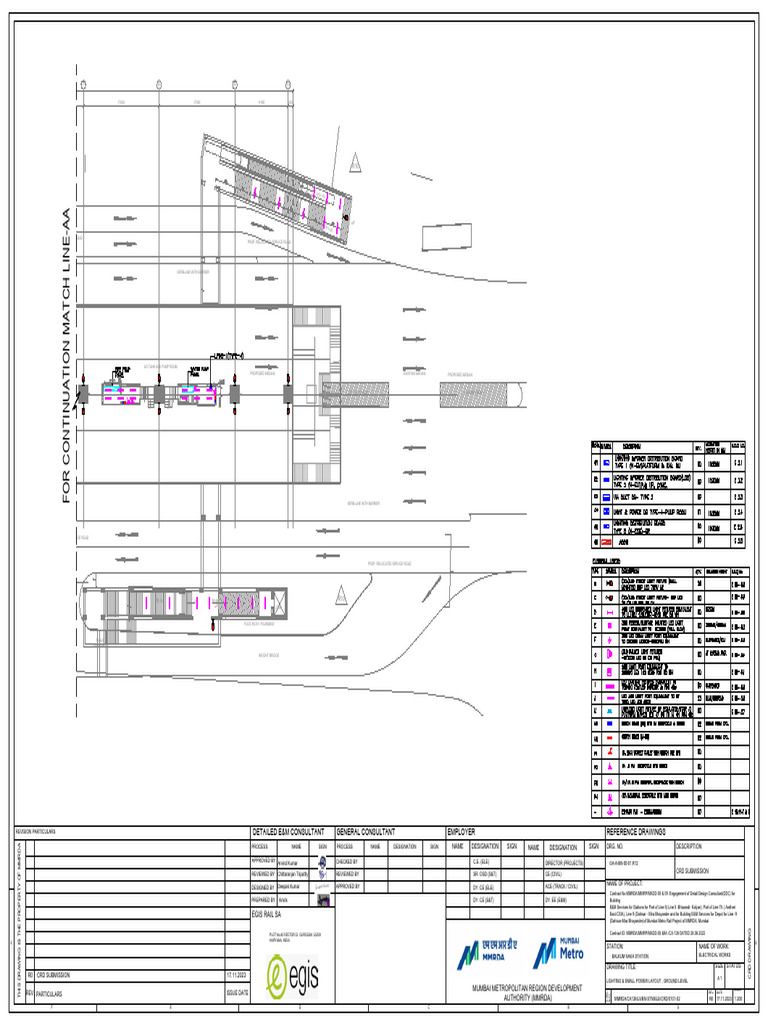 Balkum Naka Station E&M Layout Plans | PDF