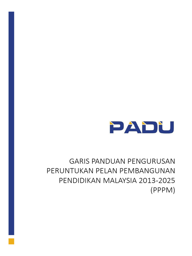 Garis Panduan Pengurusan Peruntukan PPPM 2013-2025-PADU | PDF