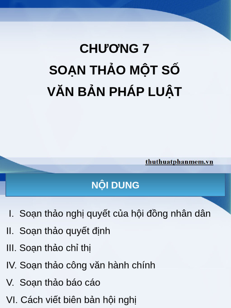 Soan Thao VBPL | PDF