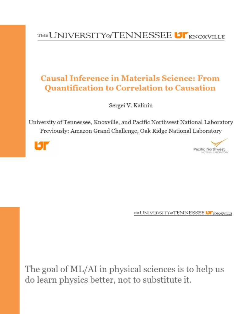 Causal Inference in Materials Science | PDF | Causality | Physical Sciences