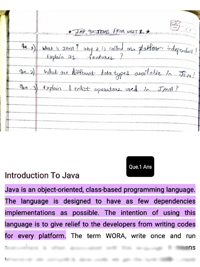 PPS Unit 1 Final Imp Ques-Ans For | PDF