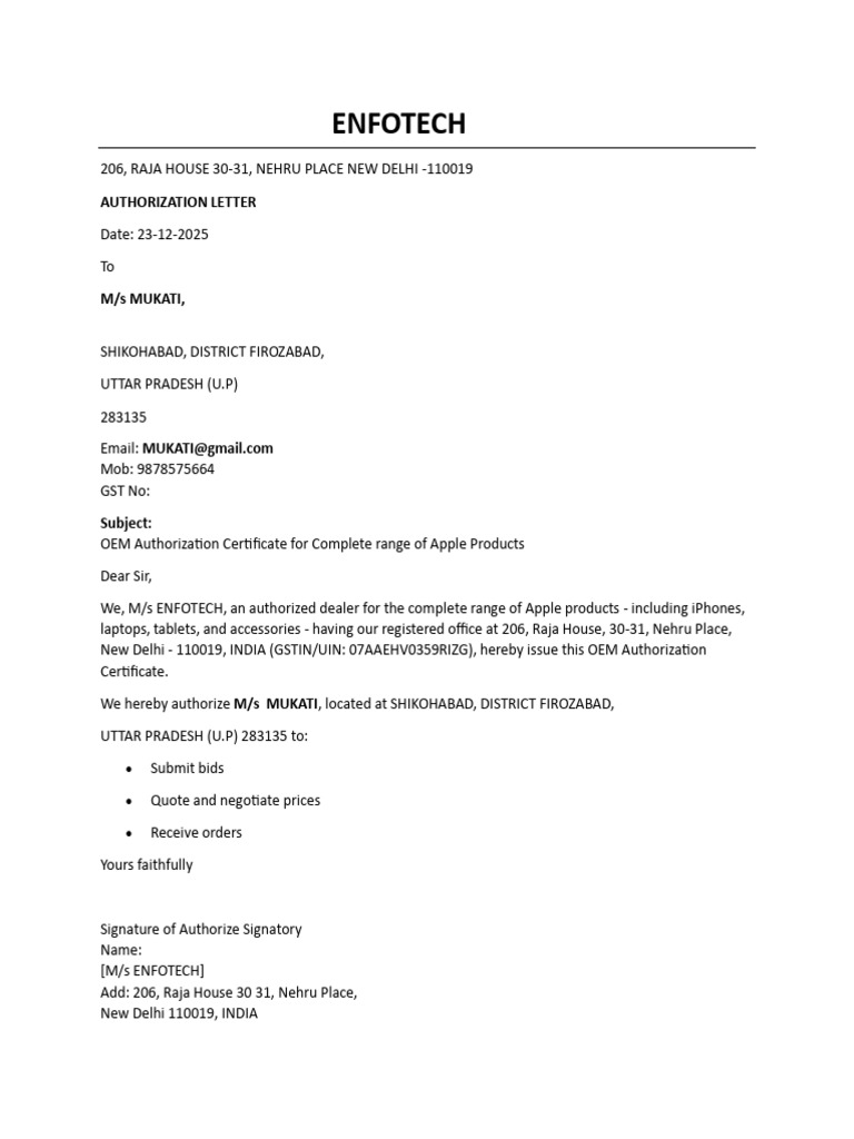 Enfotech Mukati | PDF