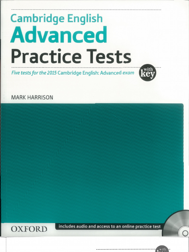 Cambridge English Advanced Practice Tests-Harrison M. CAE-2015 | PDF
