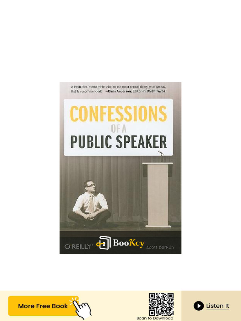 Master Public Speaking with Scott Berkun | PDF