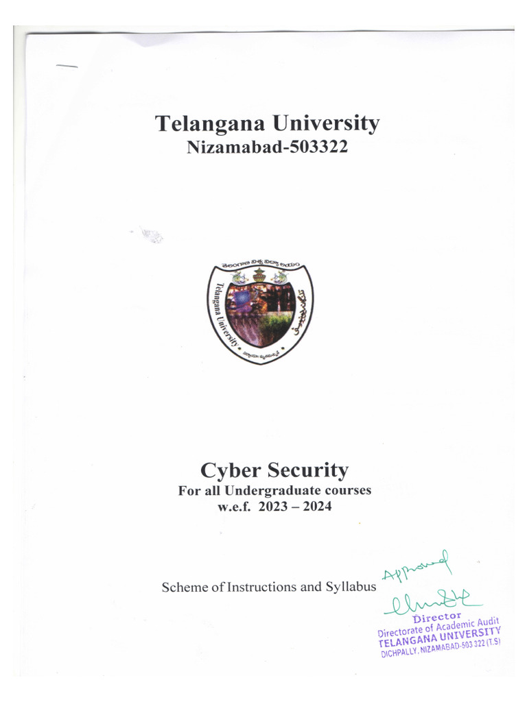 Cyber Security Syllabus | PDF