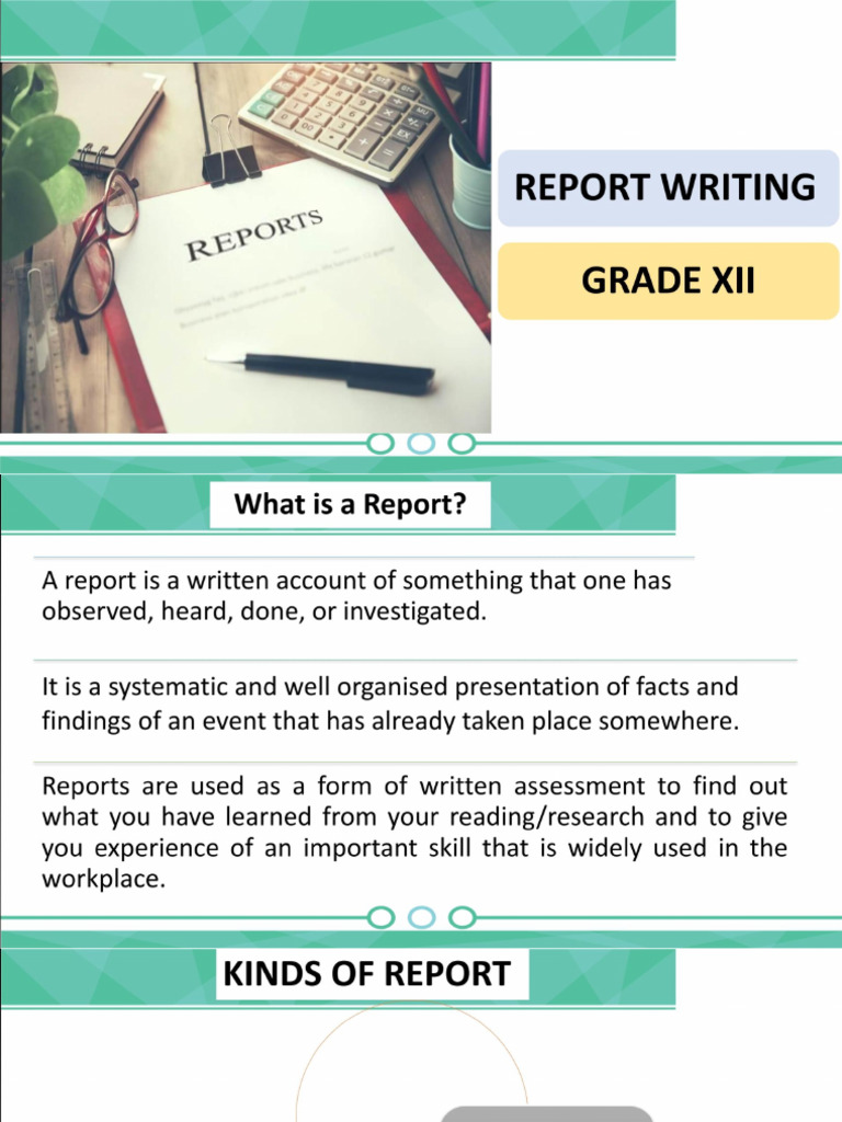 Report Writing | PDF