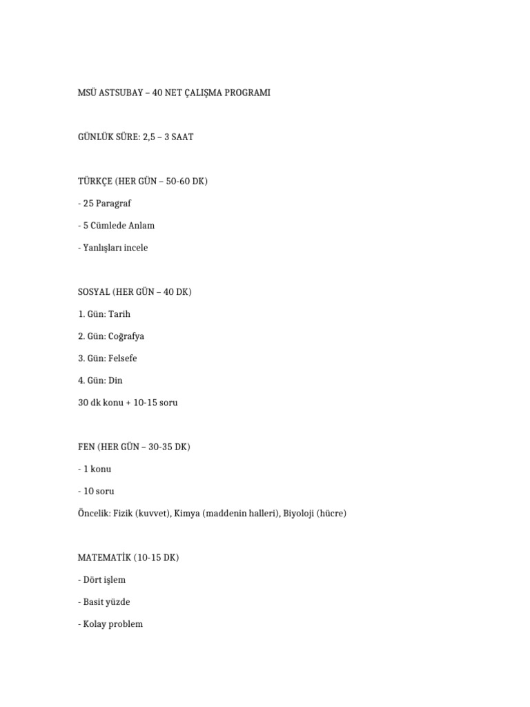 MSU 40 Net Programi-1 | PDF