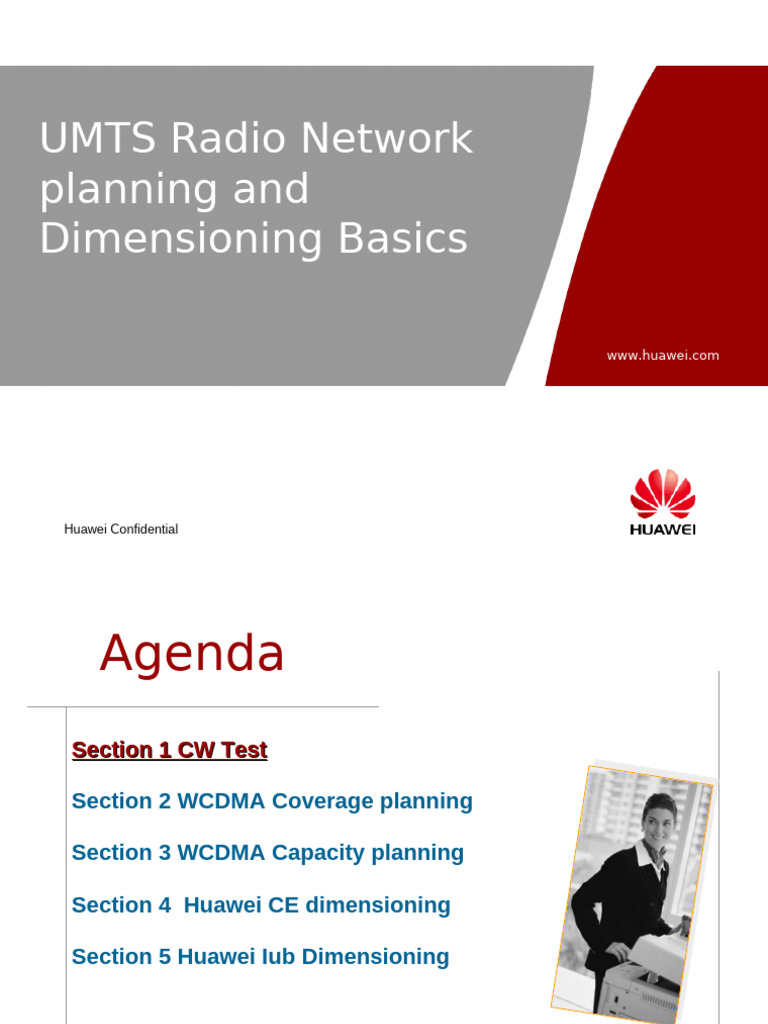 Huawei UMTS Network Planning Guide | PDF | High Speed Packet Access ...