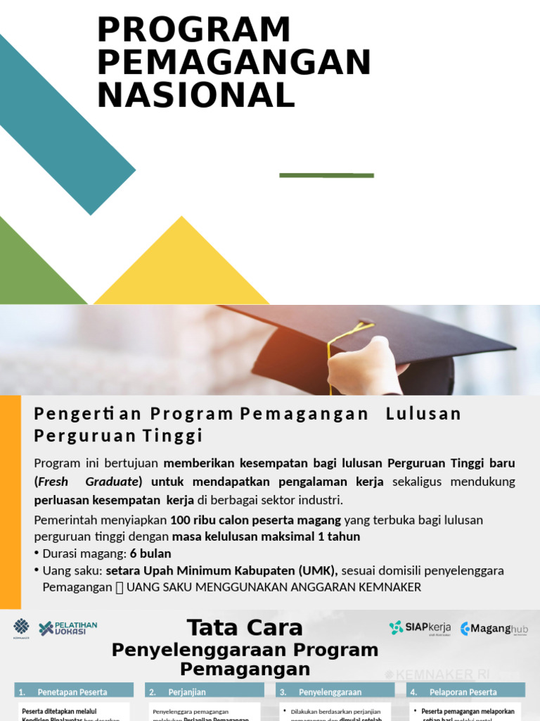 Program Pemagangan Nasional untuk Lulusan | PDF